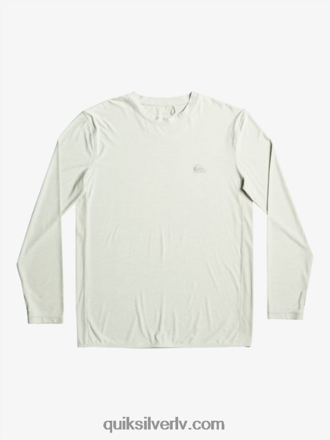 vīriešiem Quiksilver piekrastes skrējēja t-krekls ar garām piedurknēm pelēki violets virši 88064R1347