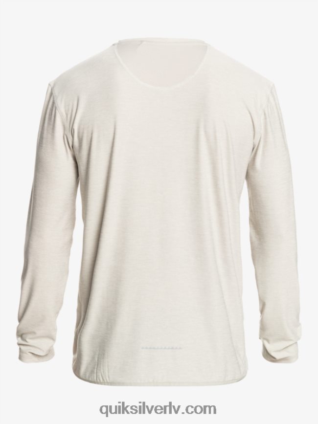 vīriešiem Quiksilver piekrastes skrējēja t-krekls ar garām piedurknēm pelēki violets virši 88064R1347