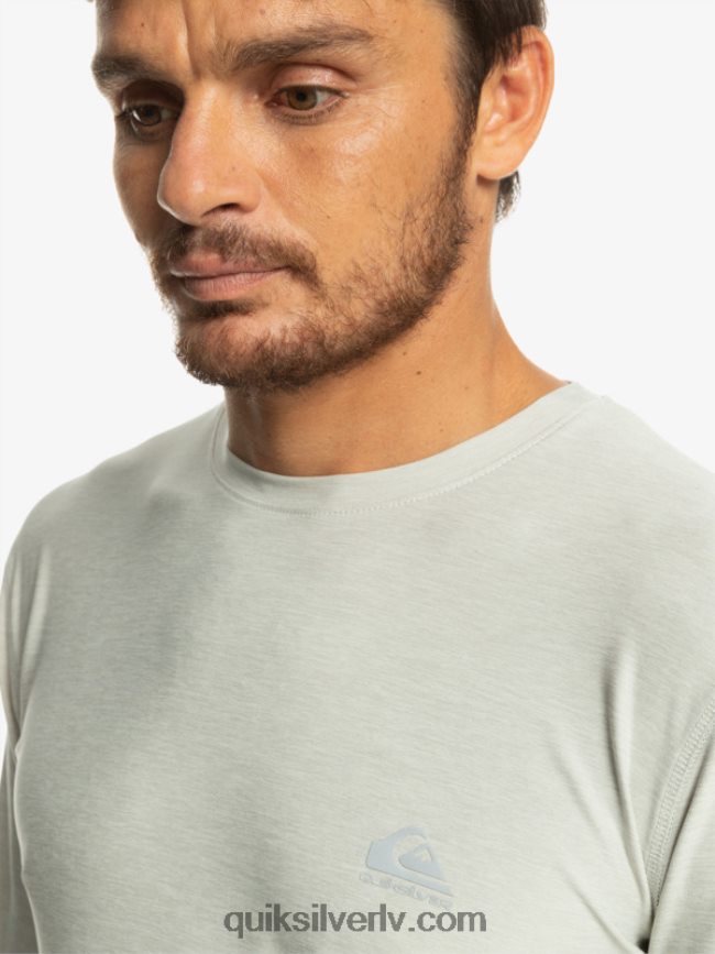 vīriešiem Quiksilver piekrastes skrējēja t-krekls ar garām piedurknēm pelēki violets virši 88064R1347