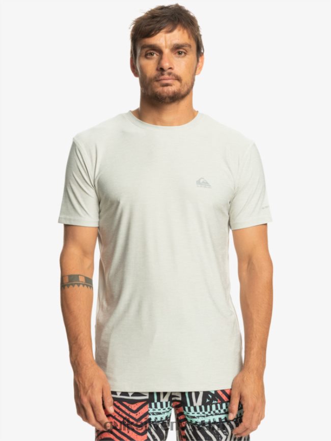 vīriešiem Quiksilver piekrastes skrējēja t-krekls pelēki violets virši 88064R1329