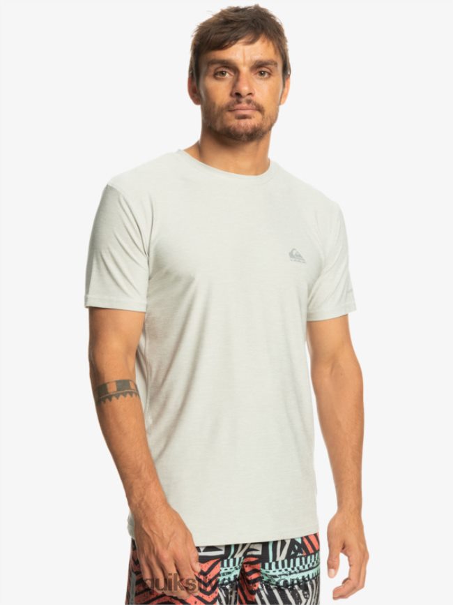 vīriešiem Quiksilver piekrastes skrējēja t-krekls pelēki violets virši 88064R1329