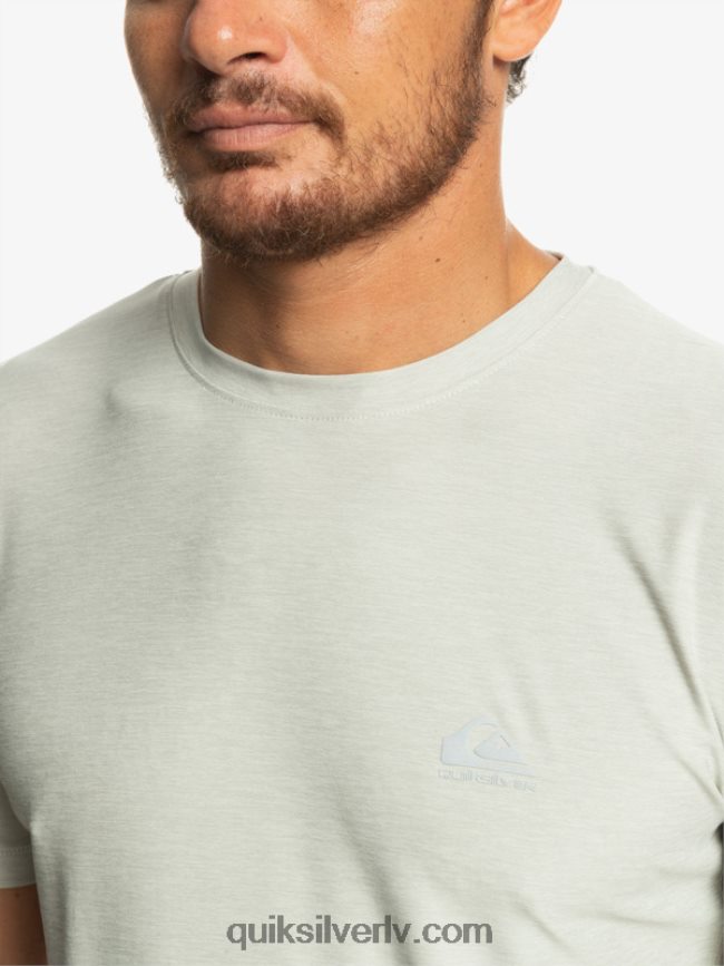 vīriešiem Quiksilver piekrastes skrējēja t-krekls pelēki violets virši 88064R1329
