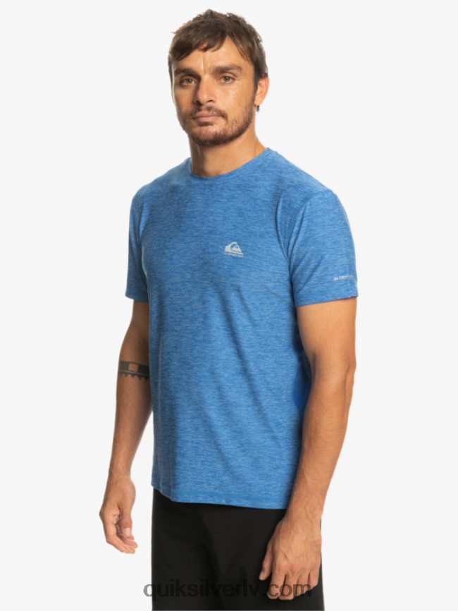 vīriešiem Quiksilver piekrastes skrējēja t-krekls snorkel zils 88064R1331