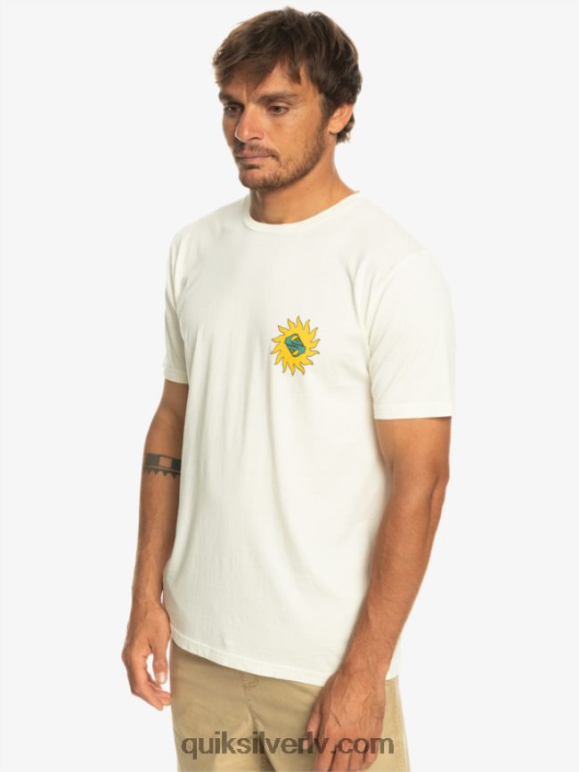 vīriešiem Quiksilver planētas pozitīvais t-krekls bērzs 88064R1340