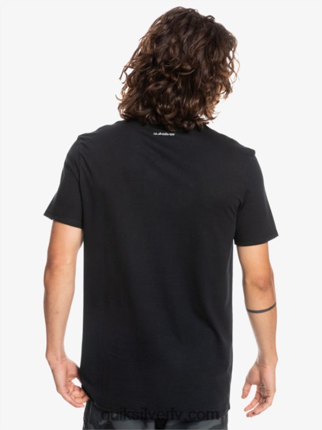 vīriešiem Quiksilver proforma t-krekls melns 88064R1569