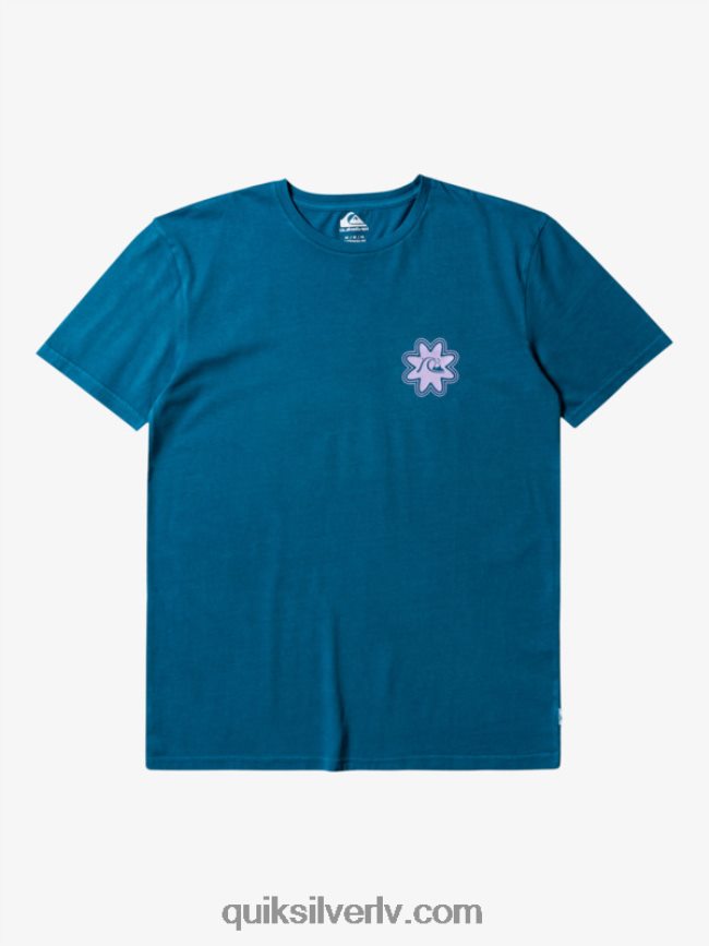 vīriešiem Quiksilver psihisks t-krekls marokas zils 88064R755