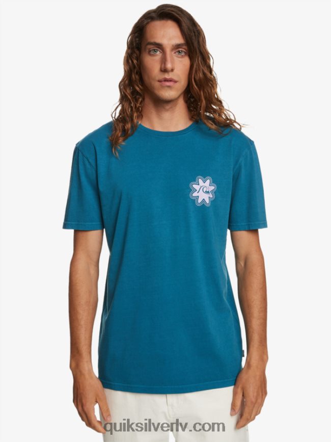 vīriešiem Quiksilver psihisks t-krekls marokas zils 88064R755