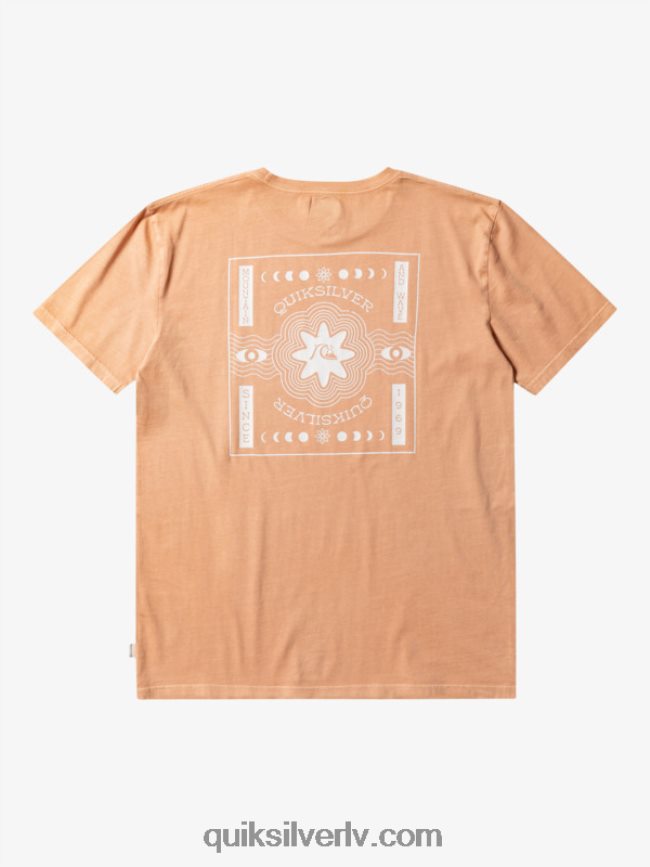 vīriešiem Quiksilver psihisks t-krekls vara iedegums 88064R754