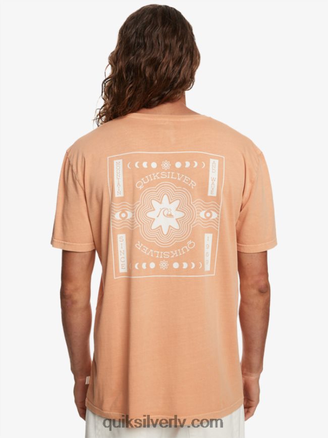 vīriešiem Quiksilver psihisks t-krekls vara iedegums 88064R754