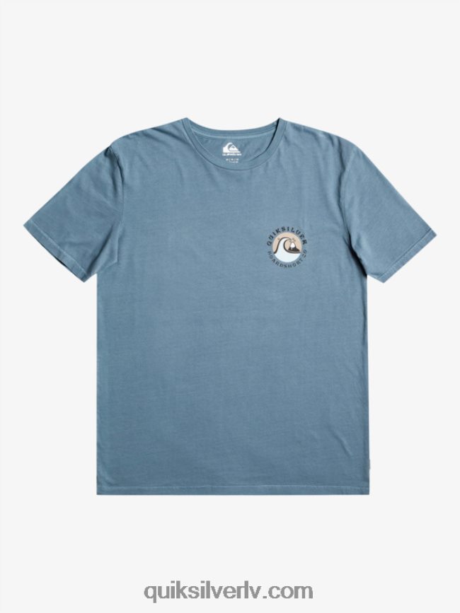vīriešiem Quiksilver qs burbuļzīmoga t-krekls jūra 88064R1158