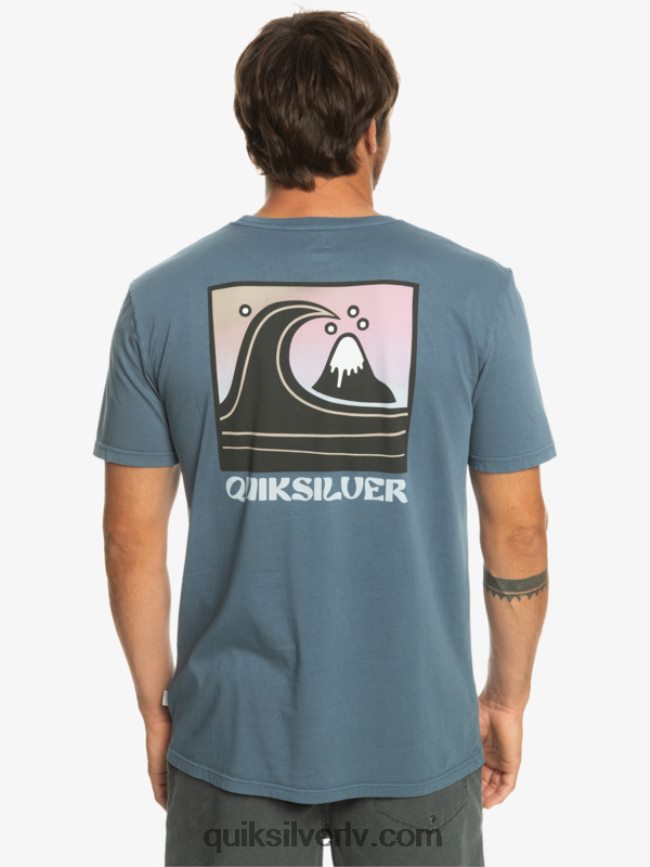 vīriešiem Quiksilver qs burbuļzīmoga t-krekls jūra 88064R1158
