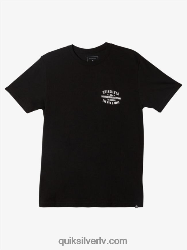 vīriešiem Quiksilver qs surf lockup t-krekls melns 88064R960