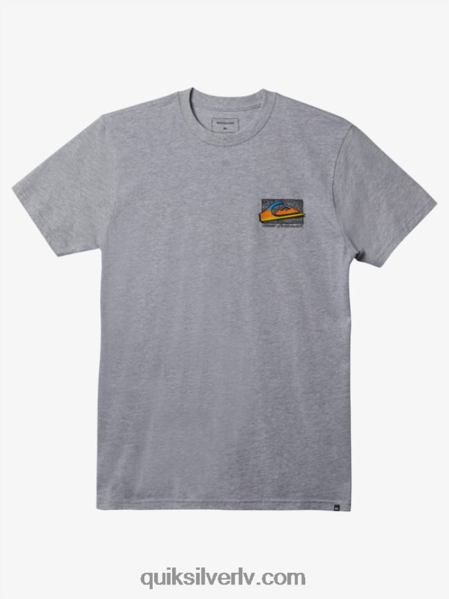 vīriešiem Quiksilver retro fade T-krekls atlētisks viršs 88064R1111