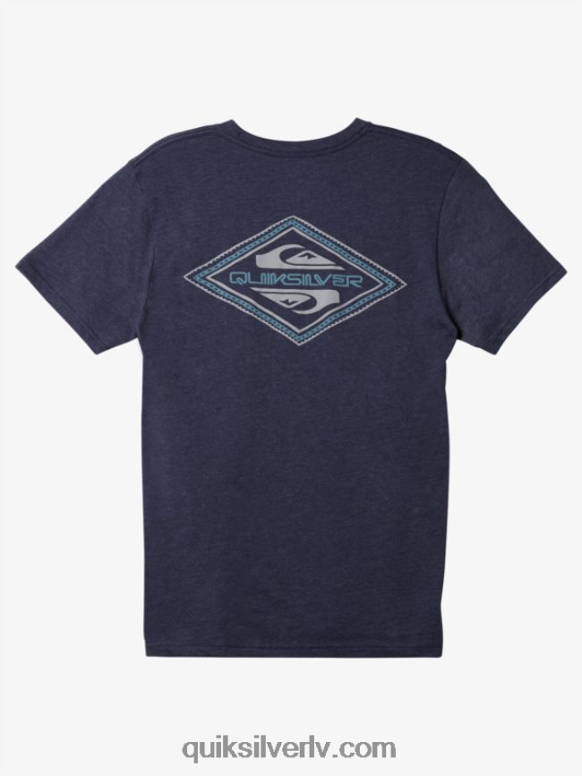 vīriešiem Quiksilver reversa logotipa mod t-krekls jūras žakete virši 88064R1197