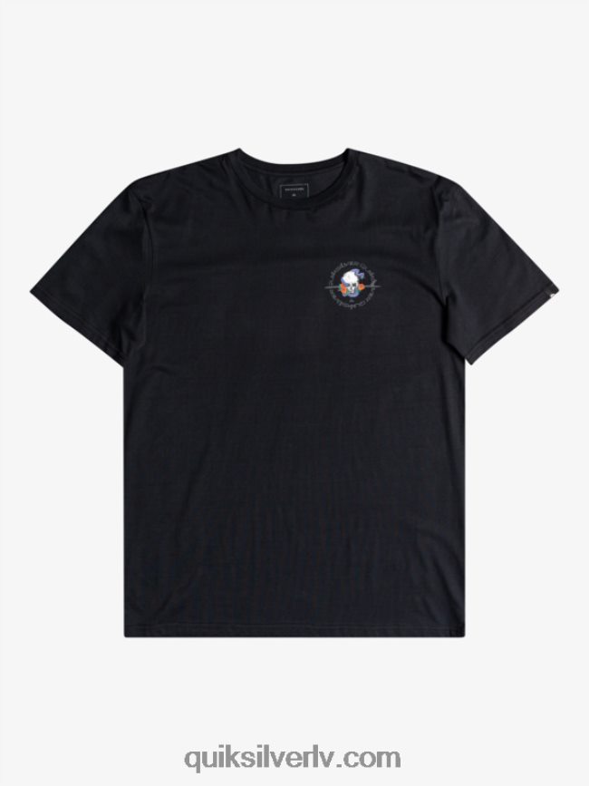 vīriešiem Quiksilver ārpus ceļa - t-krekls melns 88064R1818