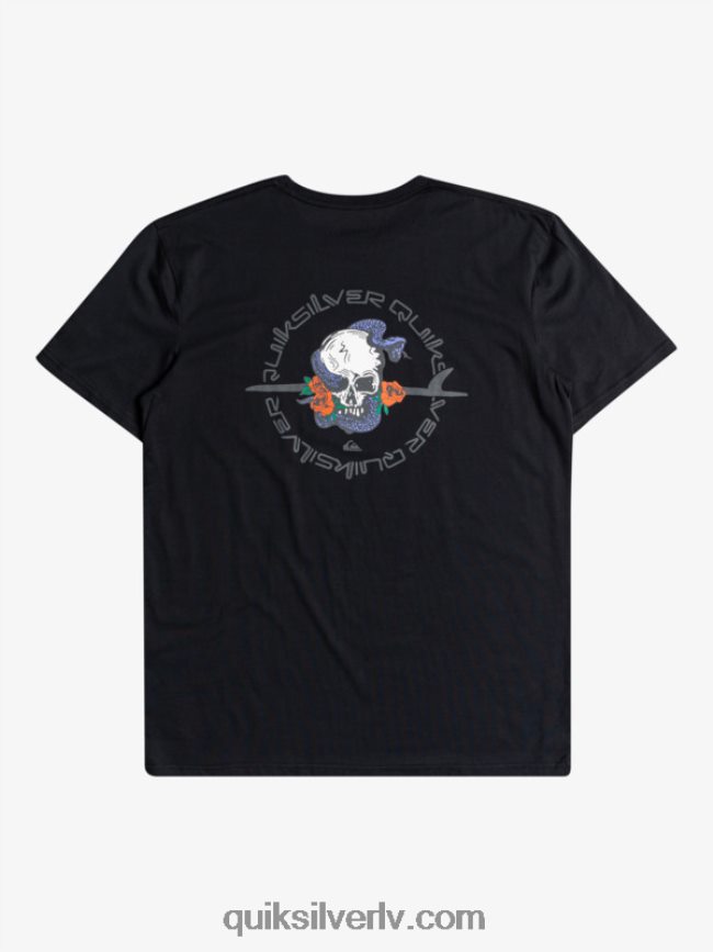 vīriešiem Quiksilver ārpus ceļa - t-krekls melns 88064R1818