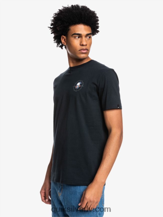 vīriešiem Quiksilver ārpus ceļa - t-krekls melns 88064R1818