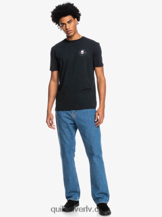 vīriešiem Quiksilver ārpus ceļa - t-krekls melns 88064R1818