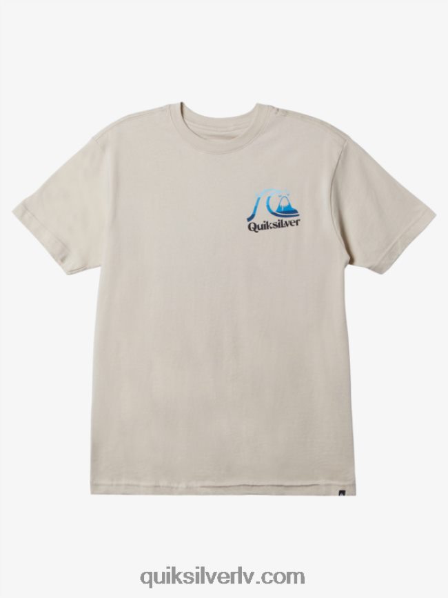vīriešiem Quiksilver salas laika t-krekls bērzs 88064R1626