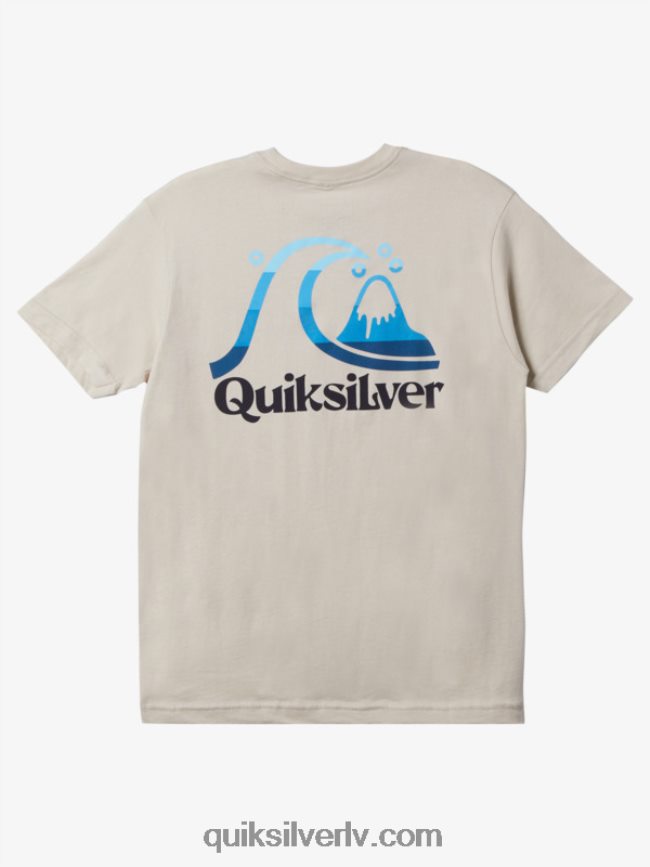 vīriešiem Quiksilver salas laika t-krekls bērzs 88064R1626