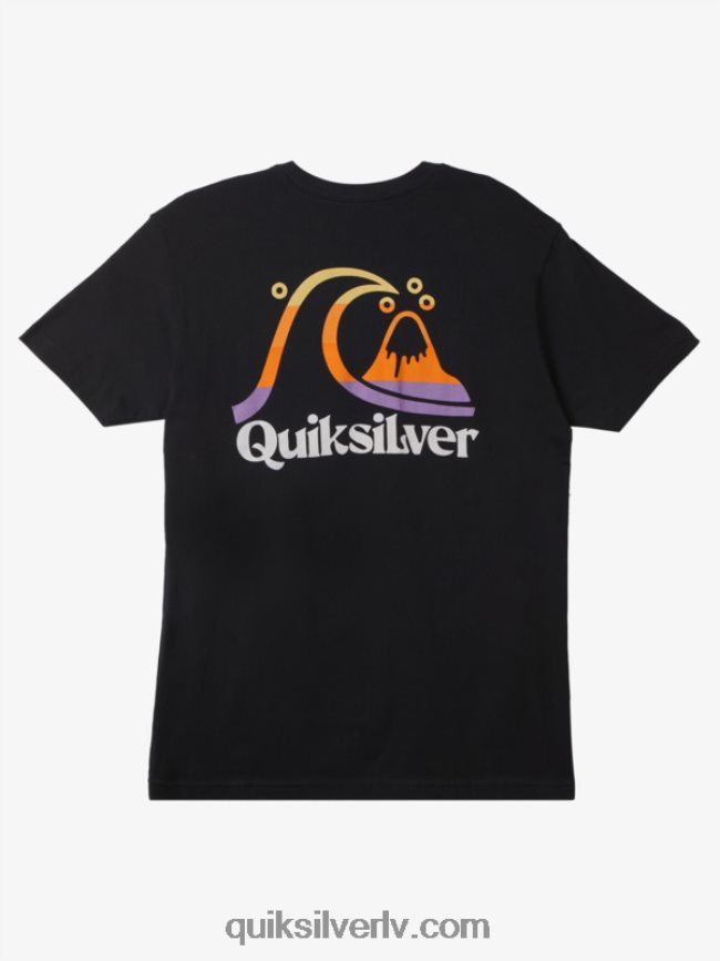 vīriešiem Quiksilver salas laika t-krekls melns 88064R1627