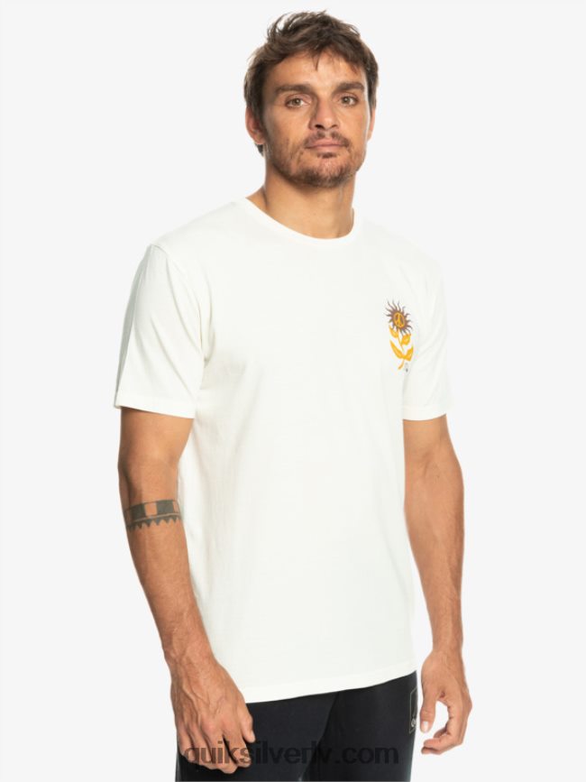 vīriešiem Quiksilver saules ziedēšanas t-krekls bērzs 88064R1020