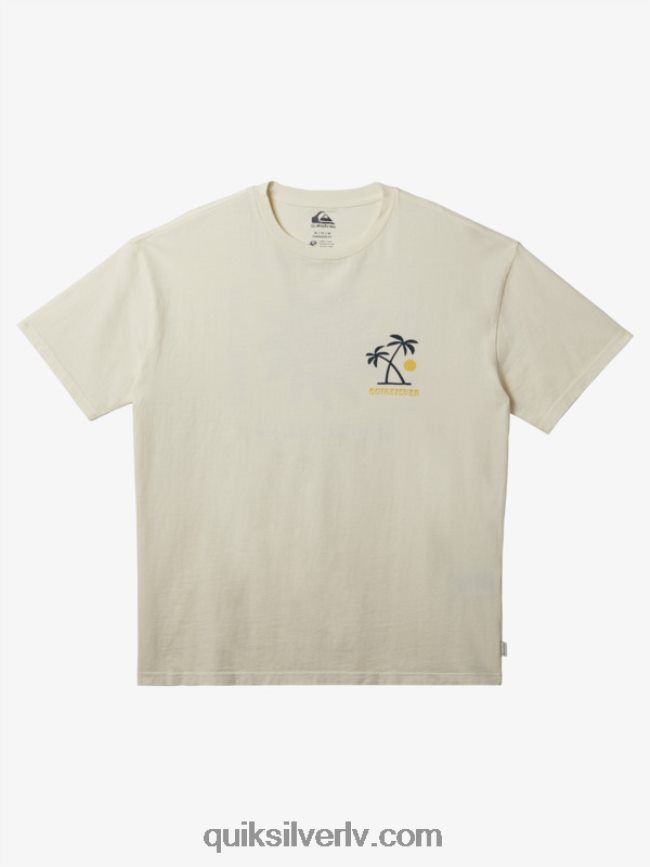 vīriešiem Quiksilver saulrieta rituālu t-krekls bērzs 88064R391