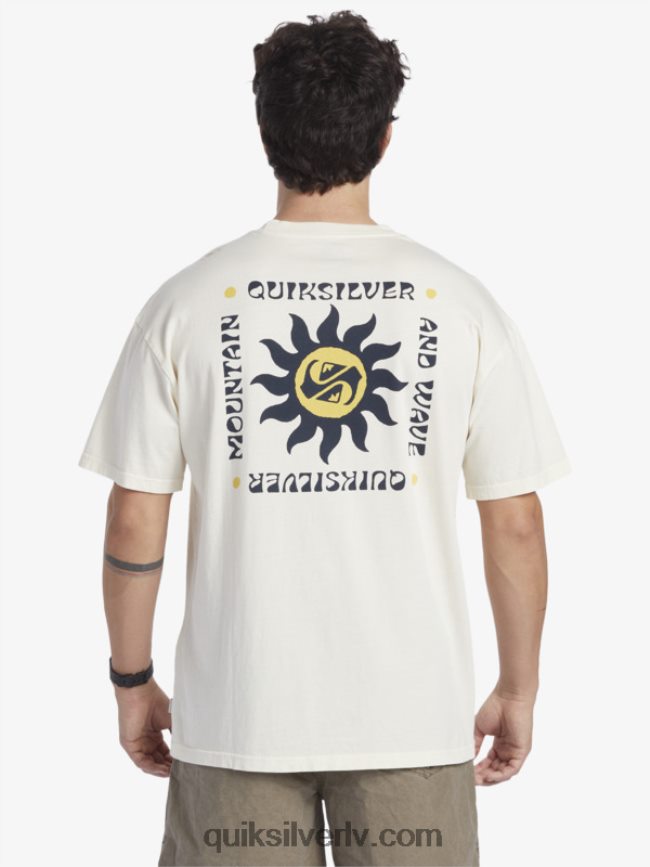 vīriešiem Quiksilver saulrieta rituālu t-krekls bērzs 88064R391