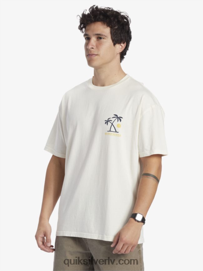 vīriešiem Quiksilver saulrieta rituālu t-krekls bērzs 88064R391