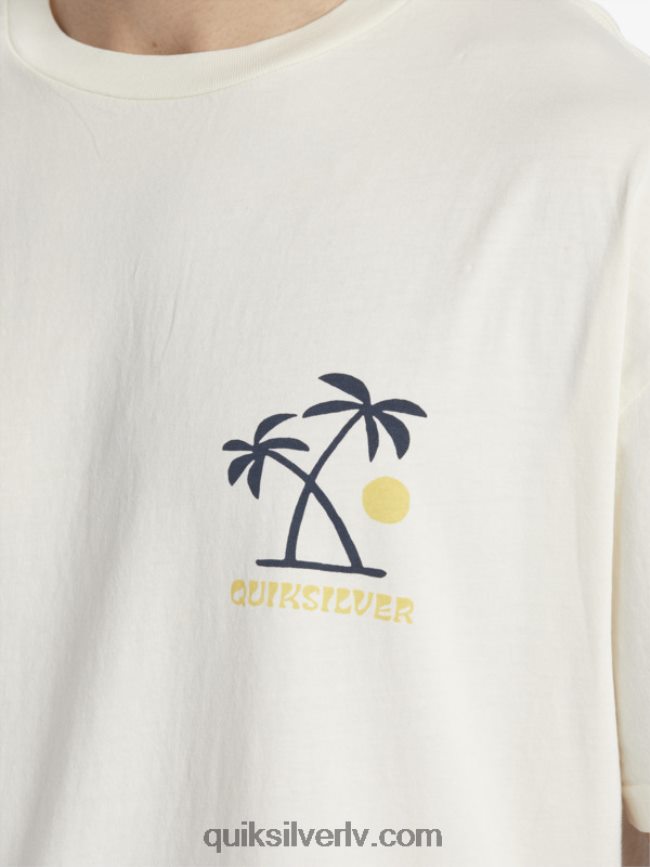 vīriešiem Quiksilver saulrieta rituālu t-krekls bērzs 88064R391