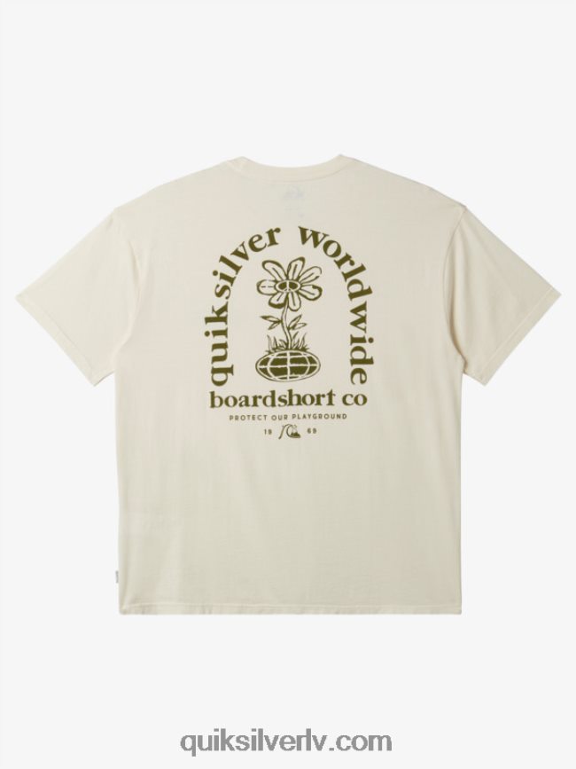 vīriešiem Quiksilver skaidra prāta t-krekls bērzs 88064R741
