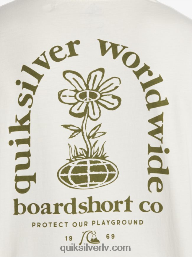 vīriešiem Quiksilver skaidra prāta t-krekls bērzs 88064R741