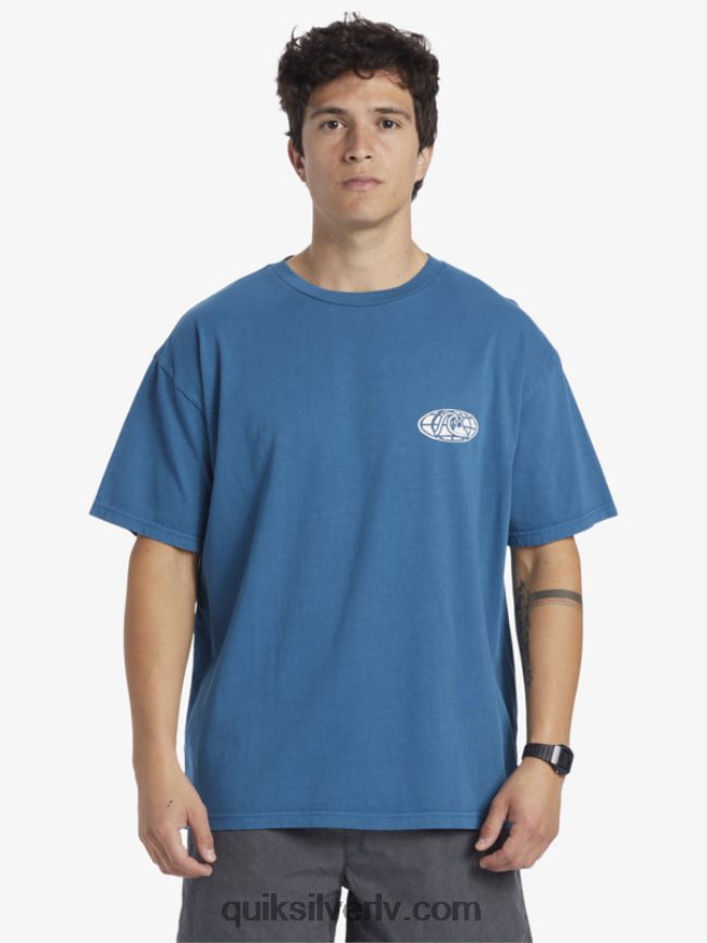 vīriešiem Quiksilver skaidra prāta t-krekls marokas zils 88064R742