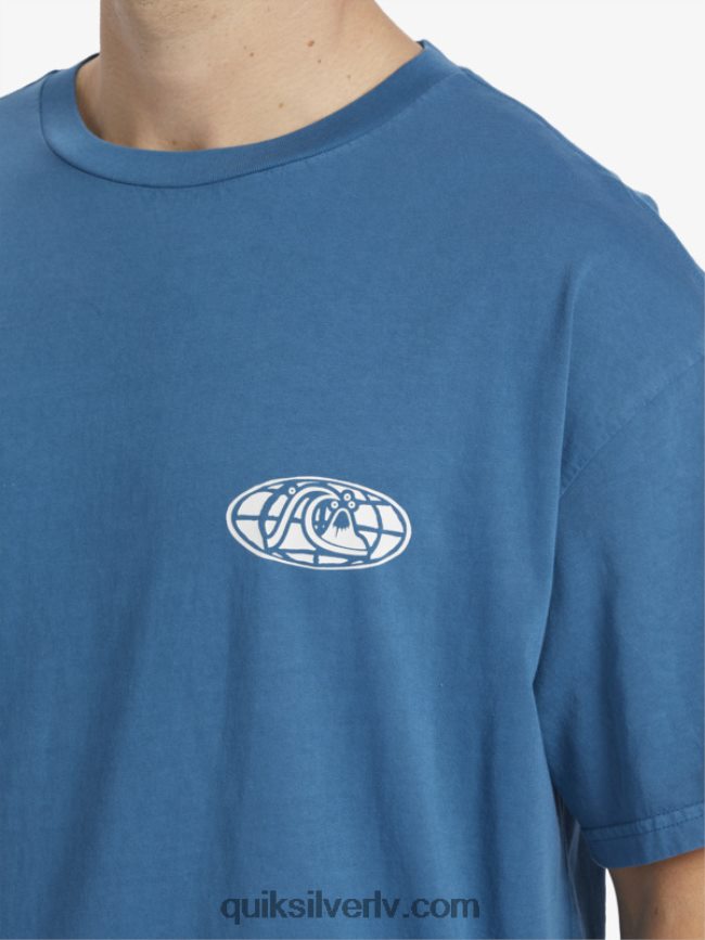vīriešiem Quiksilver skaidra prāta t-krekls marokas zils 88064R742