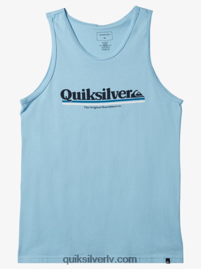 vīriešiem Quiksilver starp līnijām t-krekls debesu zils 88064R1002
