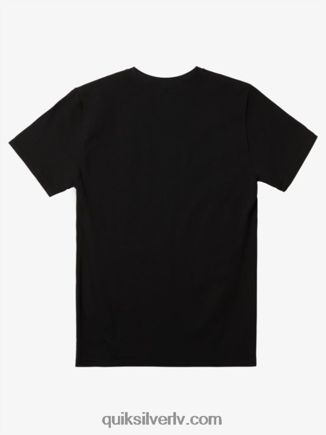 vīriešiem Quiksilver starp līnijām t-krekls melns 88064R976