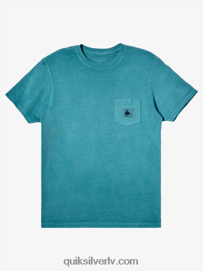 vīriešiem Quiksilver submisijas t-krekls Bretaņas zilā 88064R1042