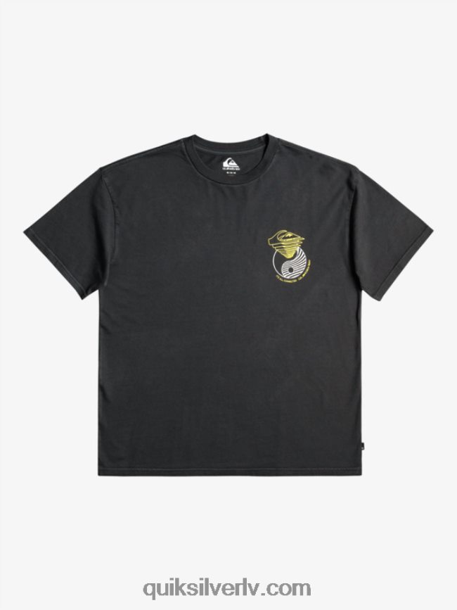 vīriešiem Quiksilver tur t-krekls melns 88064R1167