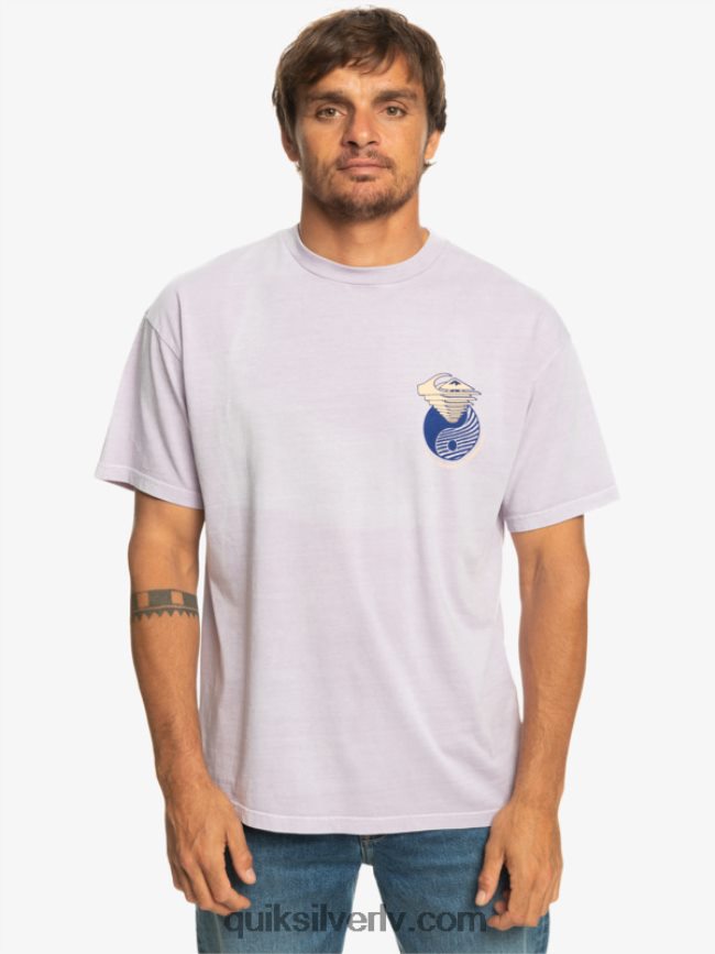 vīriešiem Quiksilver tur t-krekls pasteļa ceriņi 88064R1168