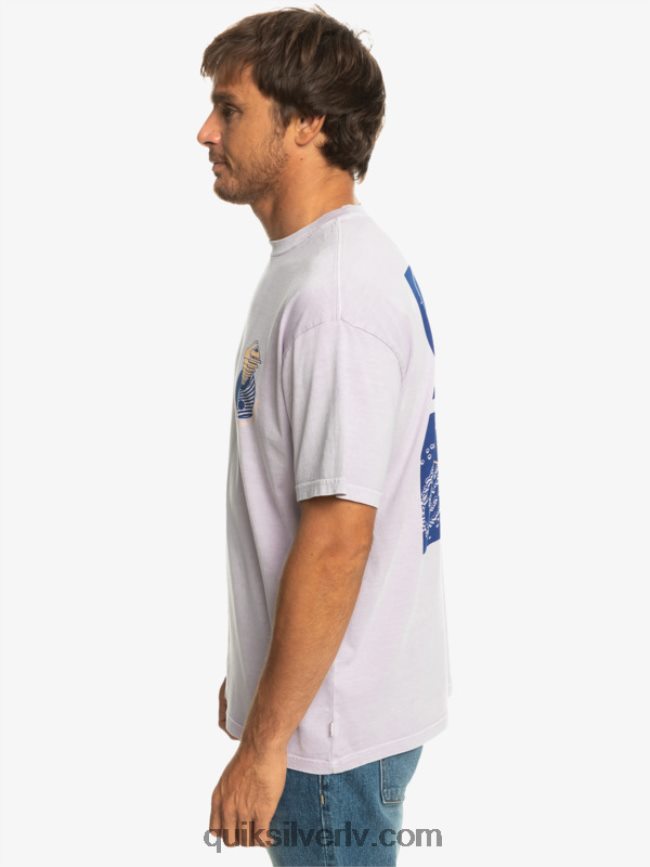 vīriešiem Quiksilver tur t-krekls pasteļa ceriņi 88064R1168