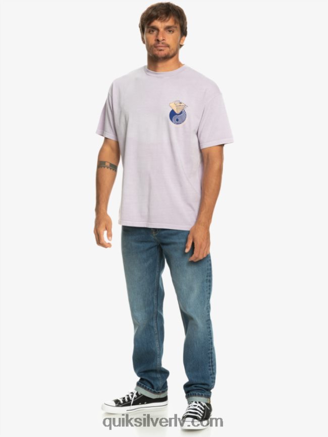 vīriešiem Quiksilver tur t-krekls pasteļa ceriņi 88064R1168
