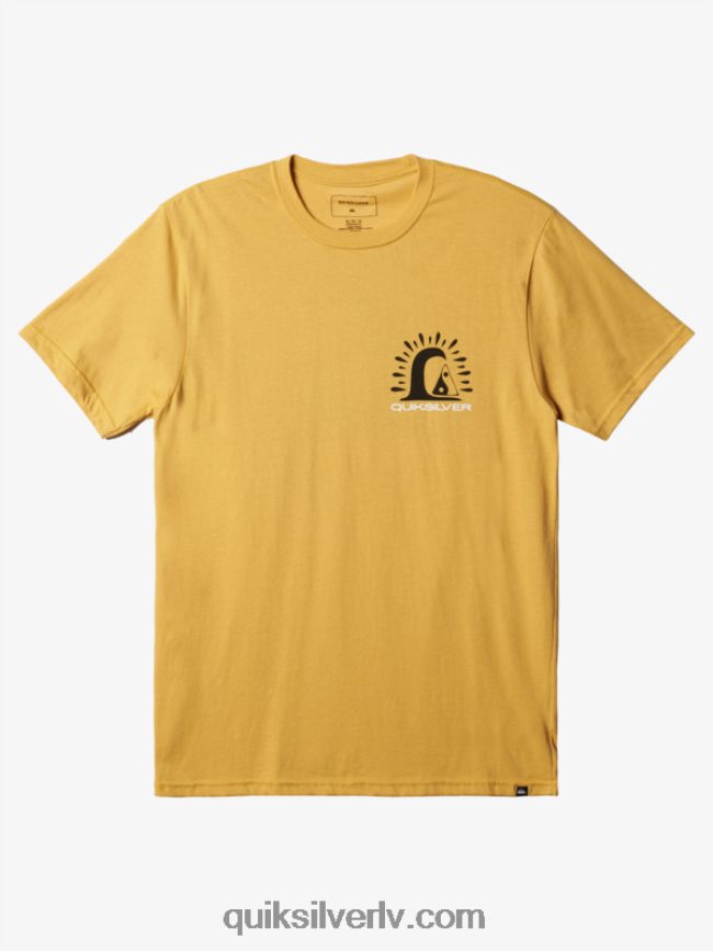 vīriešiem Quiksilver uz malas t-krekls okers 88064R1504