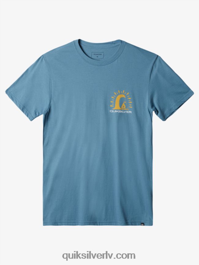 vīriešiem Quiksilver uz malas t-krekls provencial 88064R1505