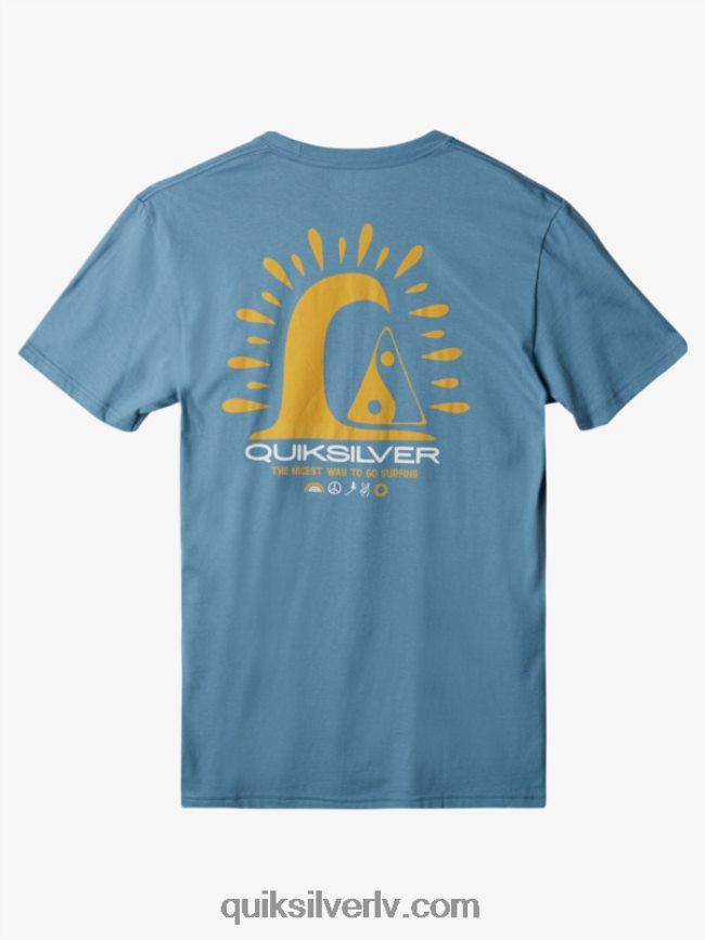 vīriešiem Quiksilver uz malas t-krekls provencial 88064R1505