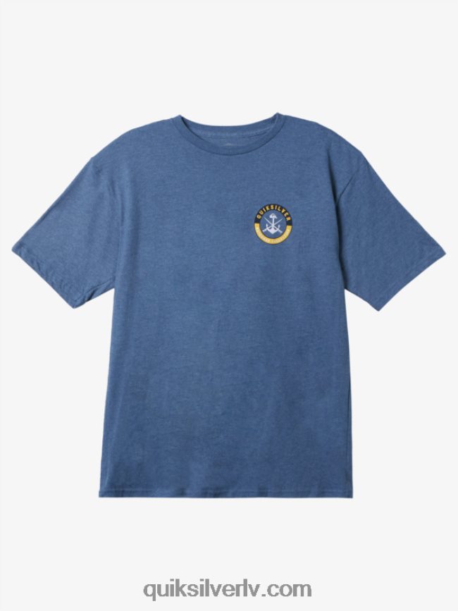 vīriešiem Quiksilver waterman carefree sessions t-krekls praporščiks zils virši 88064R1484