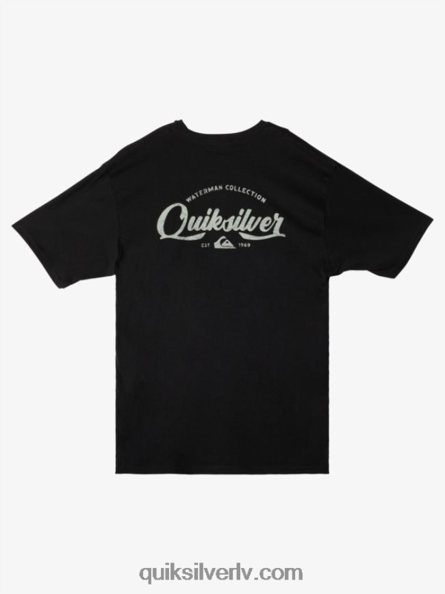 vīriešiem Quiksilver waterman undertow t-krekls melns 88064R53