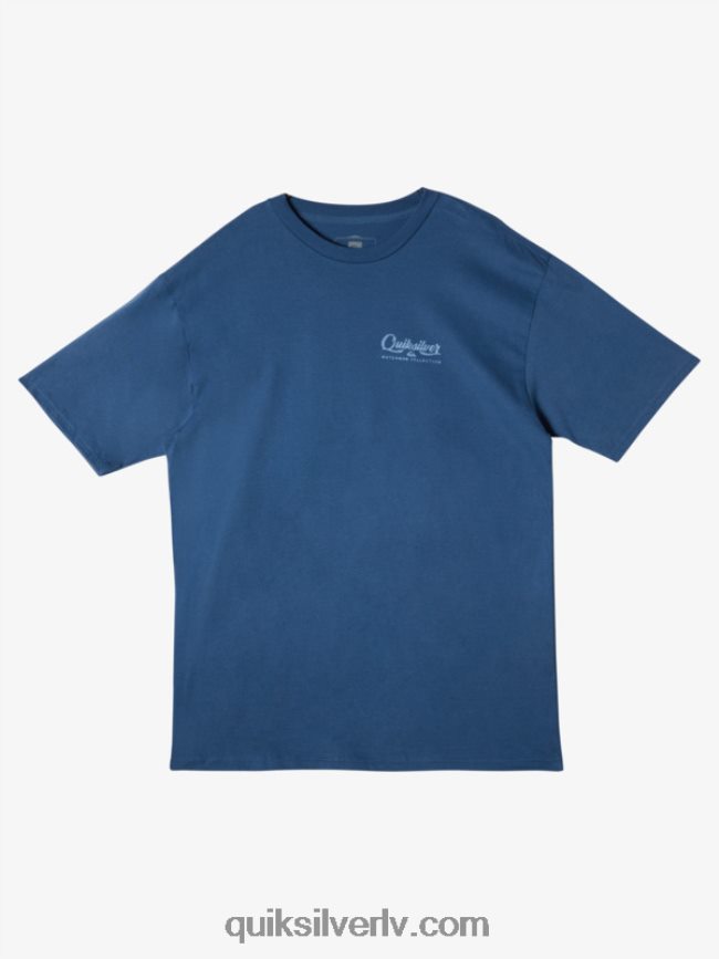 vīriešiem Quiksilver waterman undertow t-krekls praporščiks zils 88064R54
