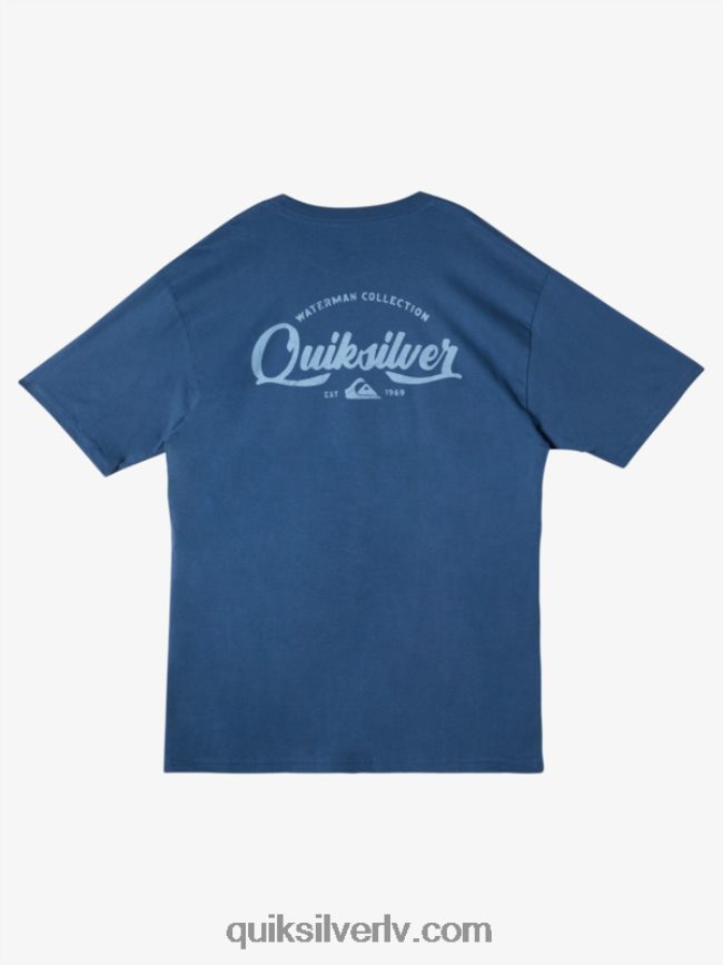 vīriešiem Quiksilver waterman undertow t-krekls praporščiks zils 88064R54