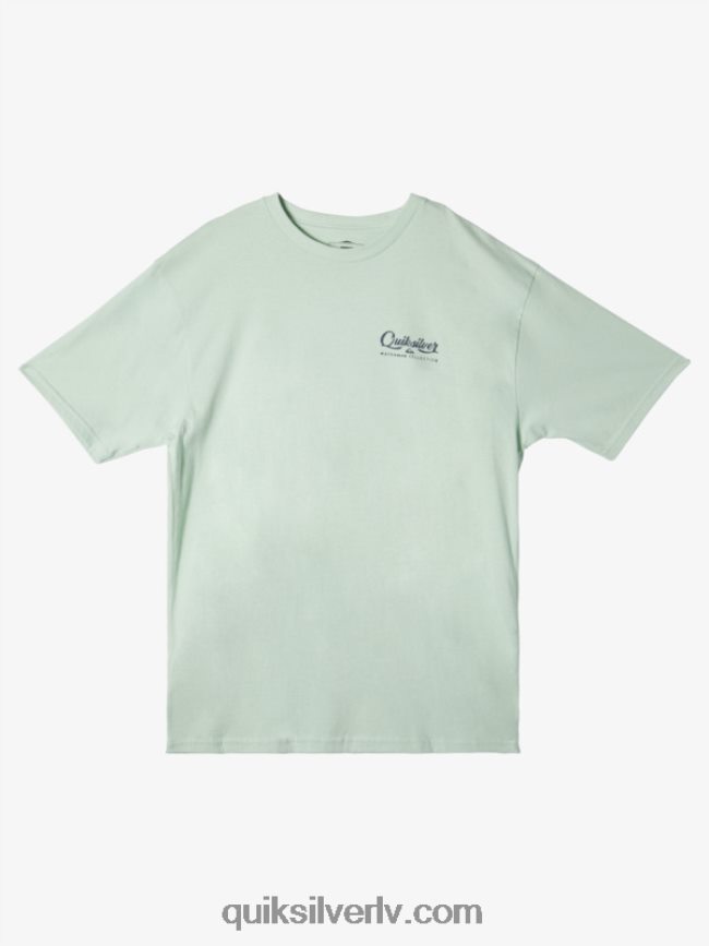 vīriešiem Quiksilver waterman undertow t-krekls smalks zaļš 88064R55