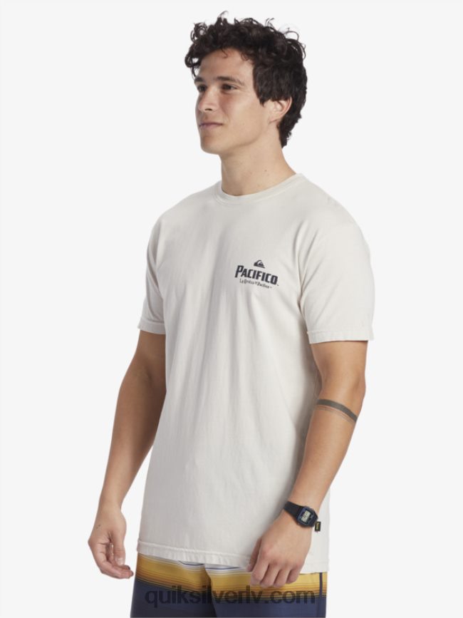 vīriešiem Quiksilver x Pacifico Scenic Vibes T-krekls akmens 88064R9